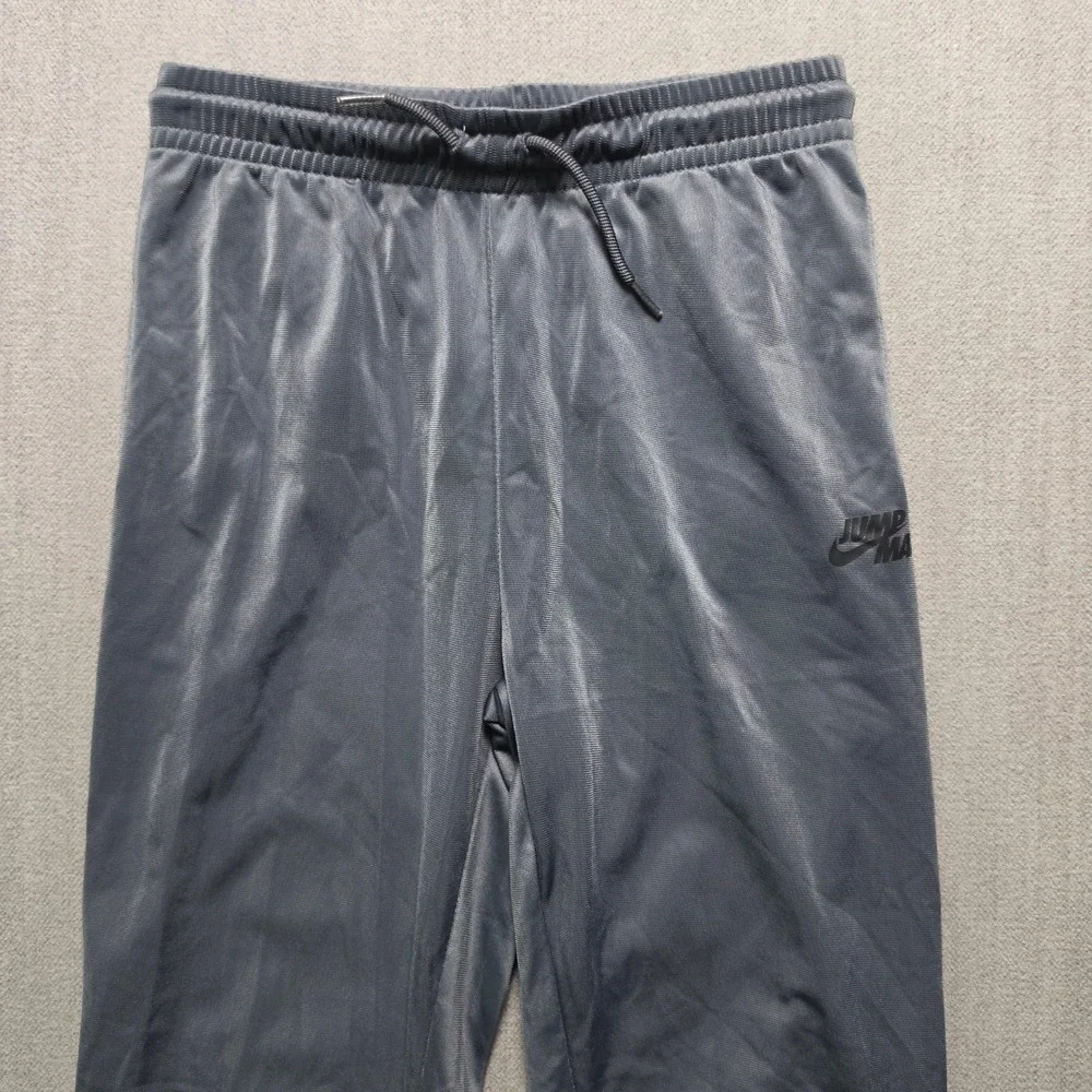 Jordan Joggers Boys L Grey Jumpman Tricot Athletic Sweatpants C088-F99